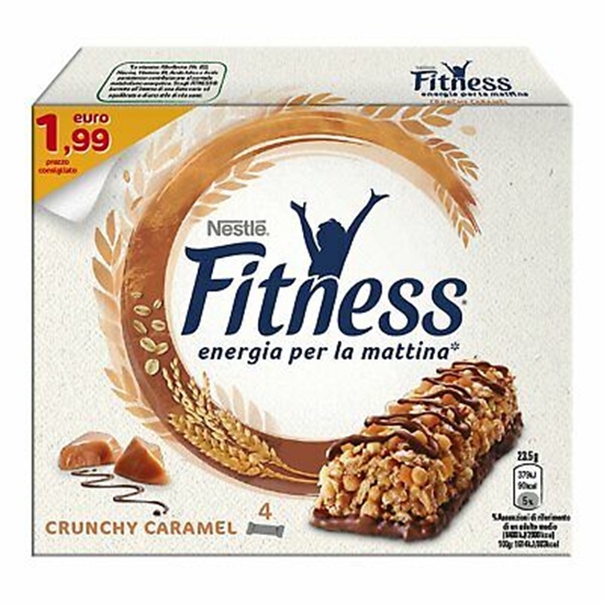 Picture of FITNESS CRUNCHY CARAMEL BARS